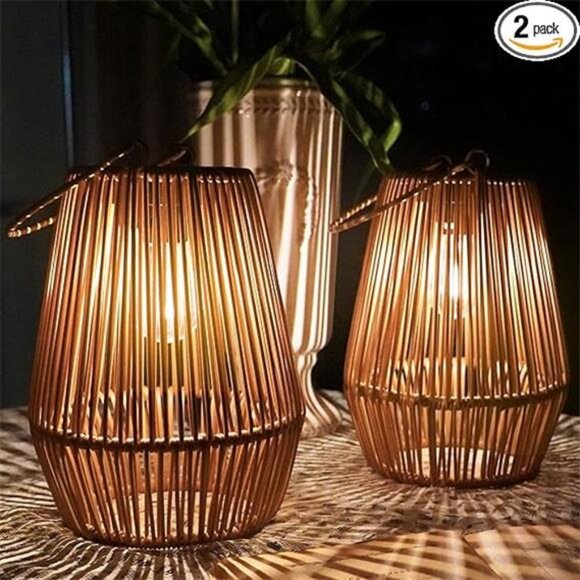 Solar Lanterns Outdoor Waterproof Gifts Hanging Lights Outdoor Christmas Lamp - Picture 7 of 7